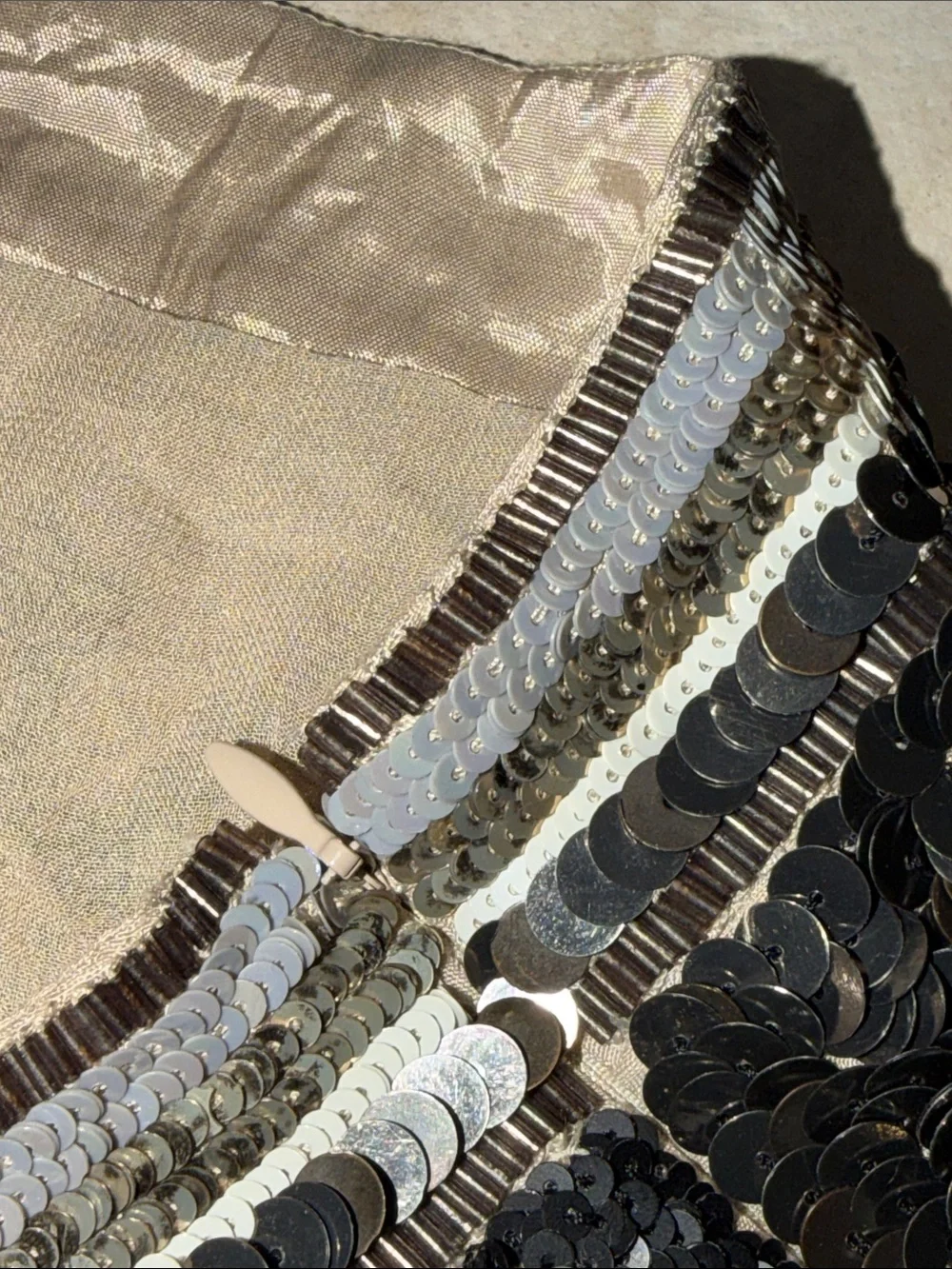 ALLSAINTS beaded mini skirt. Size 8